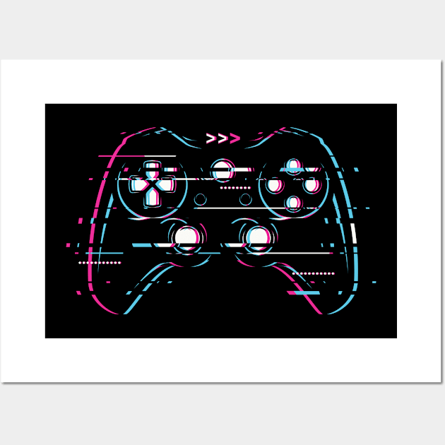 Console Gamer Vector Art Wall Art by Ken Asahvey